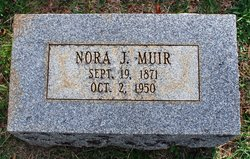 Nora Joana (Smith Rickard) Muir headstone