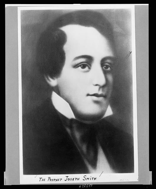 [Joseph Smith, head-and-shoulders portrait, facing right]