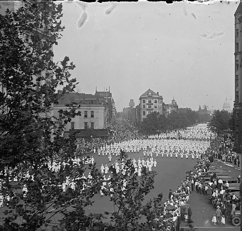 Klu Klux Klan Parade in Washington D.C.