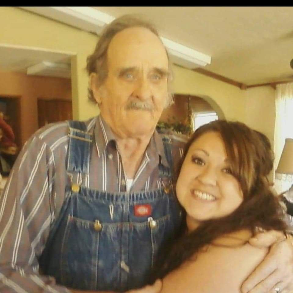 Grandpa and granddaughter Vanessa Yaya Allen