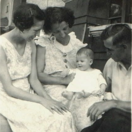 Grace, Lillian, Margaret Dietz, and Joseph Baldauf