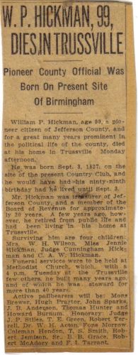 William P. Hickman Obituary