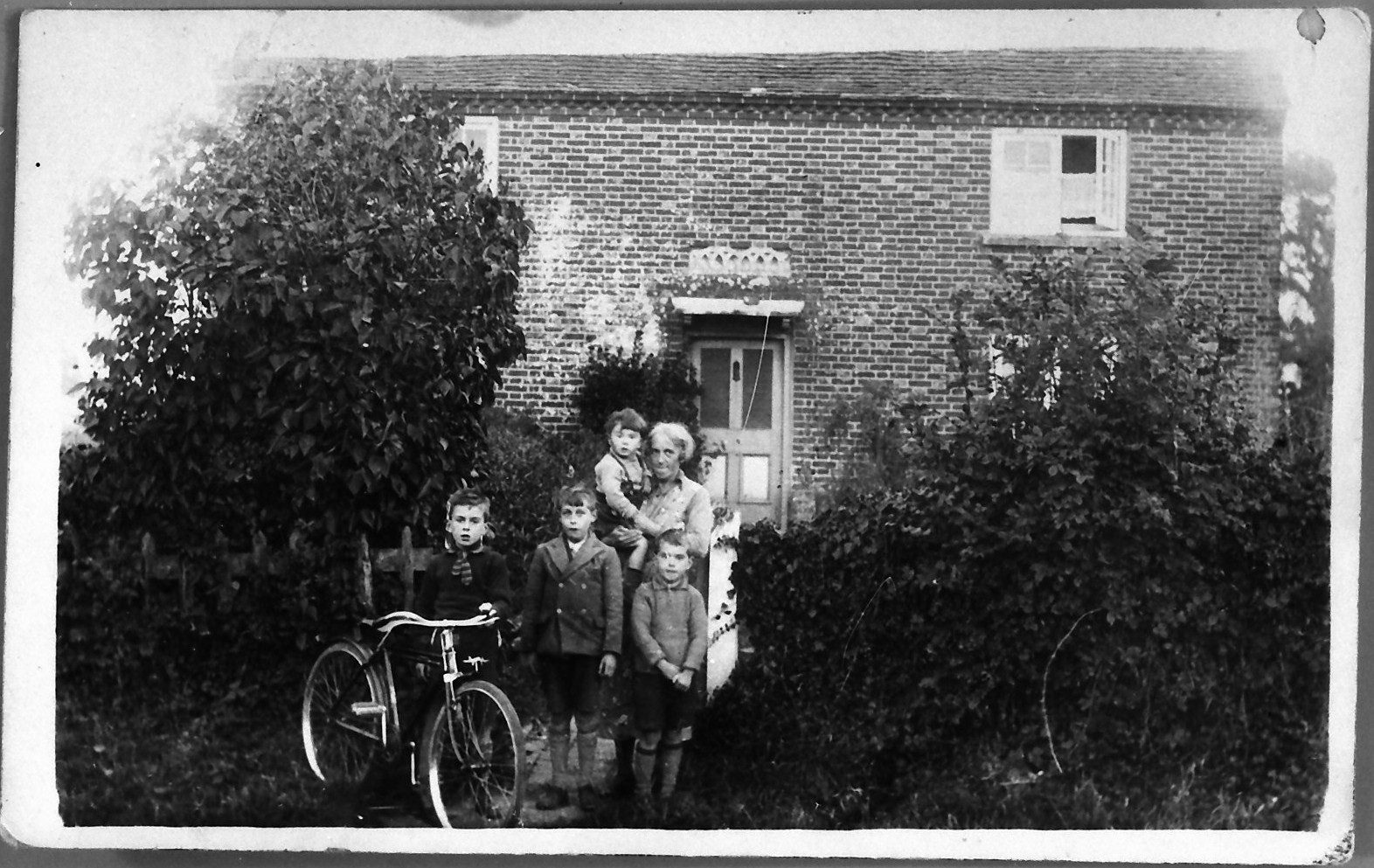 Emily Agnes Trigwell and her three sons