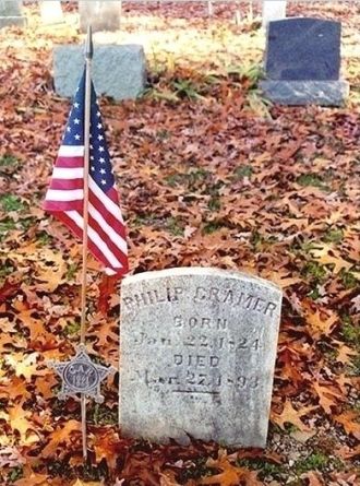 Headstone of Philip Cramer