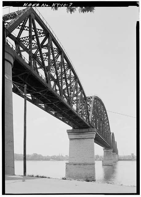 7. Detail of masonry pier supporting northern approach...