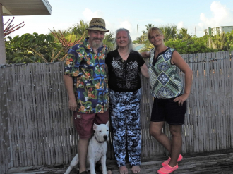 James Farnum, Sandra Burlein and Jennie Farnum 2020