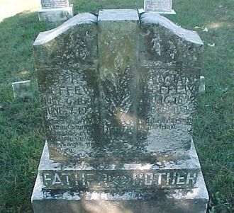 Grave stone of Pleasant Henry Jr and MAry J Crabtr