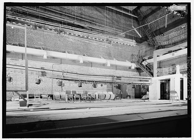 View of backstage, looking northeast - St. Elizabeths...