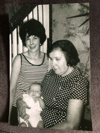 Ollie (Rose, Wilson) Nishnick and my mother Mary E (Wilson) Grimes