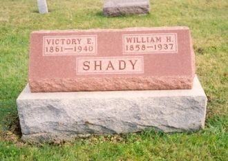 William Henry Shady & Victory Eliza Wolfcale gravestone