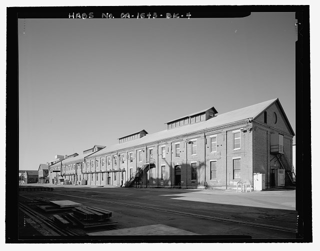 View of east elevation; camera facing southwest. - Mare...