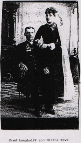 Freiderich Wilhelm Langholff and Martha Maria Thew