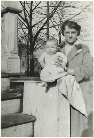 Bessie Crist and Baby