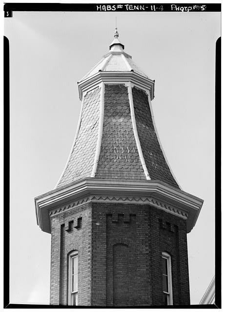4. Detail, east tower roof - Vanderbilt University,...