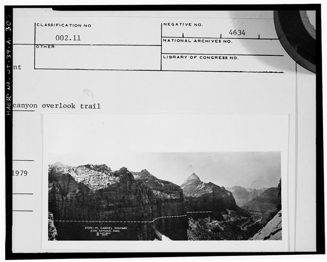 30. ZION-MOUNT CARMEL HIGHWAY, PROPOSED TUNNEL ALIGNMENT....