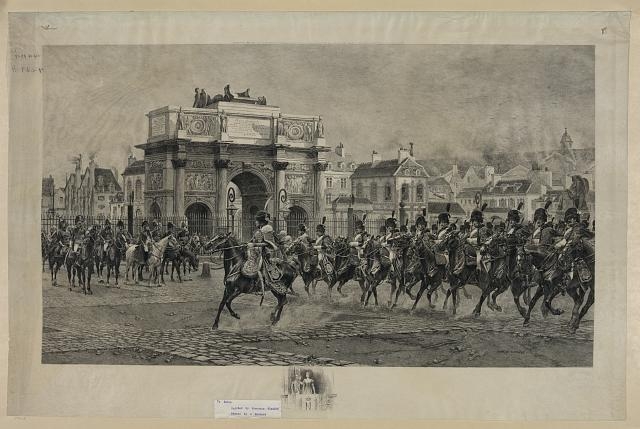 Le revue 1810 / François Flameng.