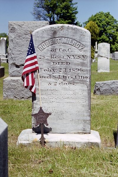 Grave of Robert Milroy gravesite