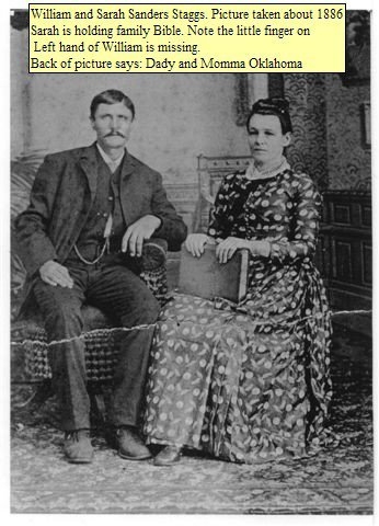 William and Sarah Sanders Staggs