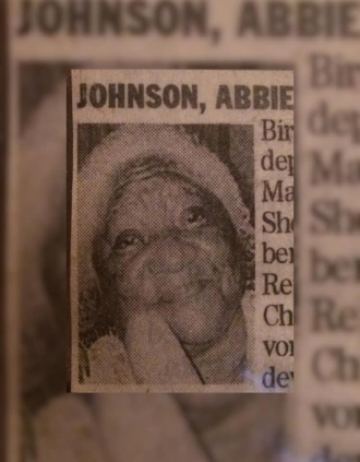 A photo of Abbie Lee (Truitt) Johnson