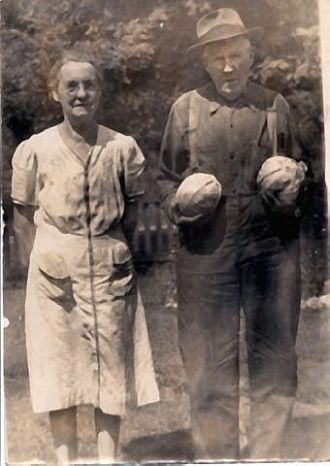 Grandad with his produce