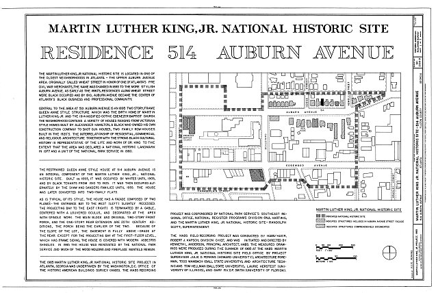 HABS GA,61-ATLA,50- (sheet 1 of 7) - Martin Luther King,...
