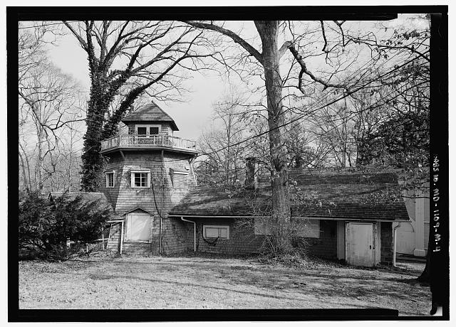 View of windmill and ca. 1927 addition - National Park...