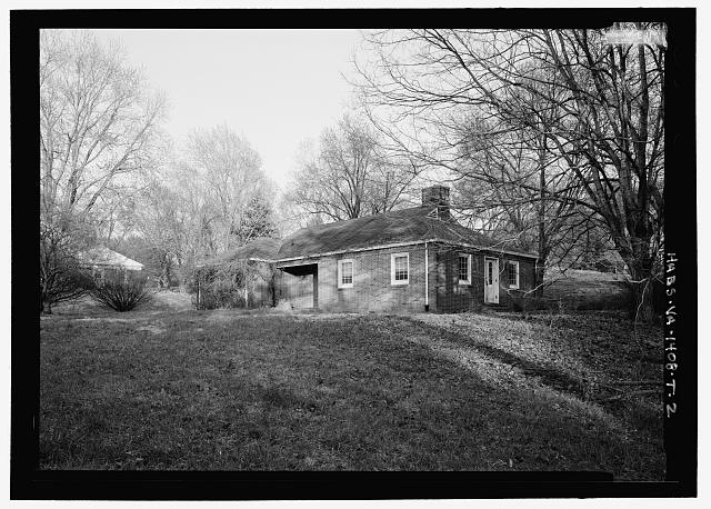 Perspective view from west - Blue Ridge Sanatorium,...