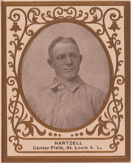 [Roy Hartzell, St. Louis Browns, baseball card portrait]