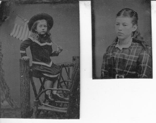 Two female children, Indiana