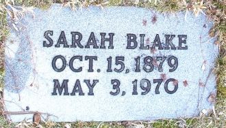 Sarah Ann Blake Gravesite