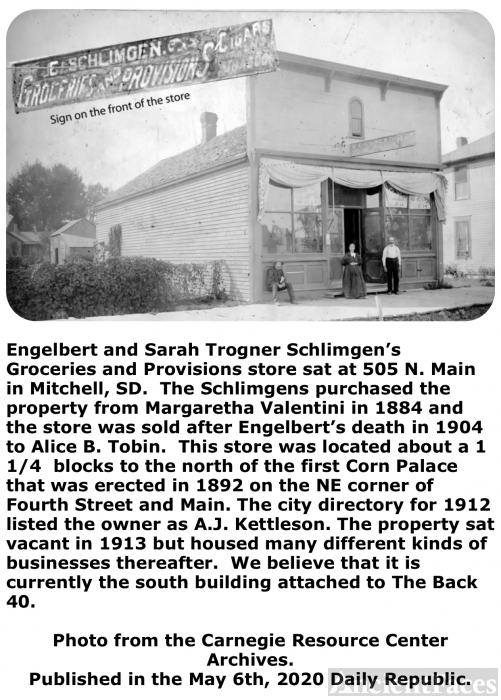Engelbert & Sarah Trogner Schlimgen. 