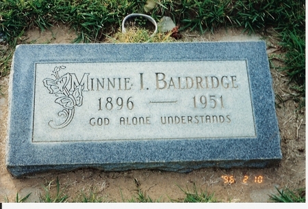 Minnie Isabelle McLaughlin gravestone