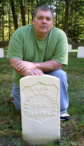 Civil War Grave of Third Great Grandfather