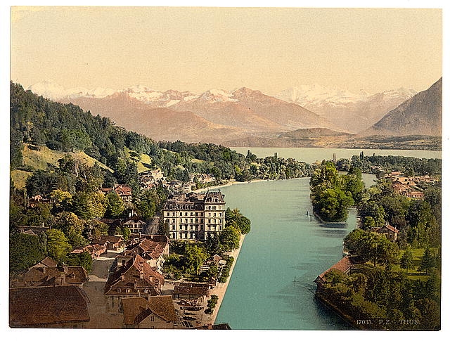 [Thun, general view, Bernese Oberland, Switzerland]