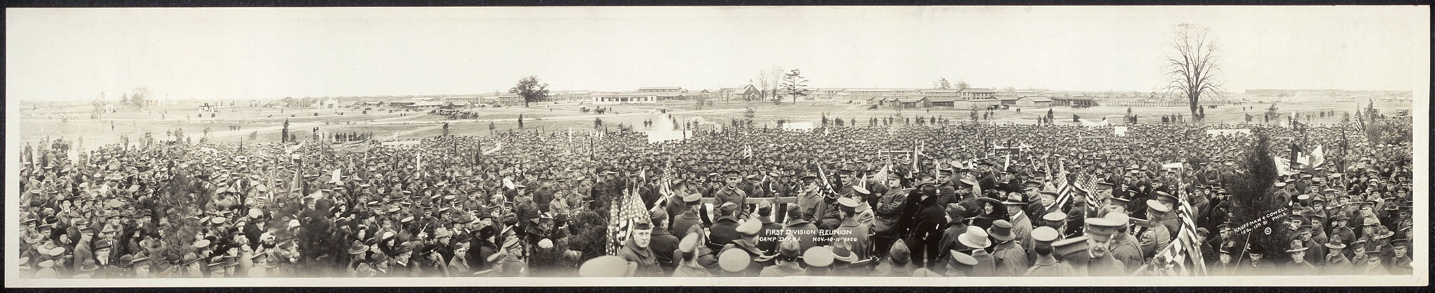 First Division reunion, Camp Dix, N.J., Nov. 10-11, 1920