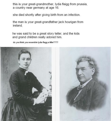 John Hourigan & Lydia Flagg, 1860