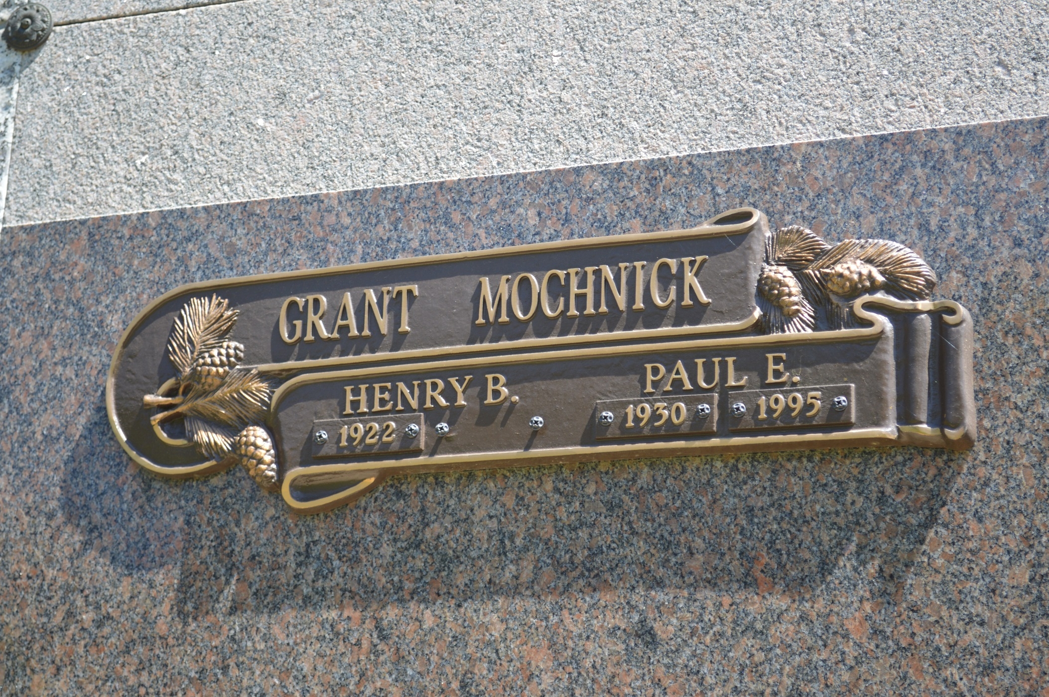 Paul E Mochnick gravesite