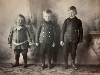 early 1900's 3 siblings