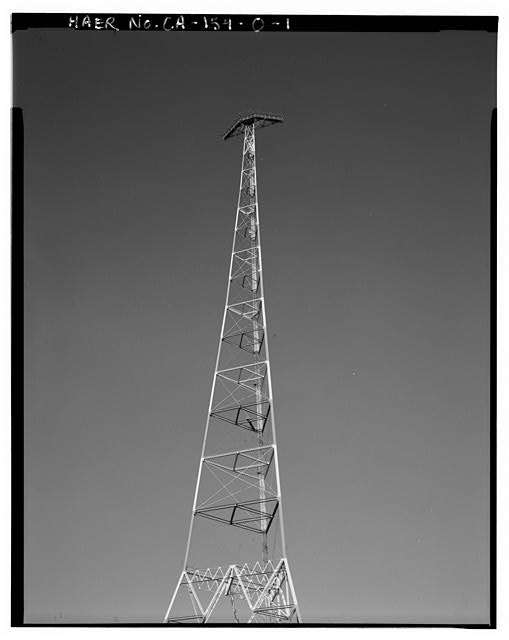 1. TOWER 31, UPPER PORTION, VIEW LOOKING NORTH. - Chollas...