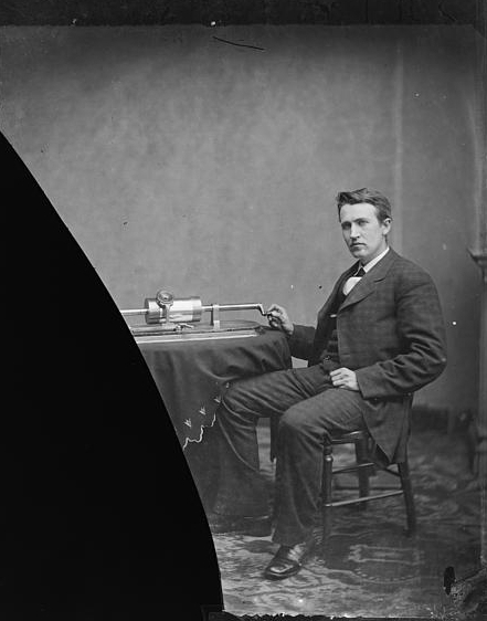 Edison, Thomas A. photo by L.C. Handy 1877