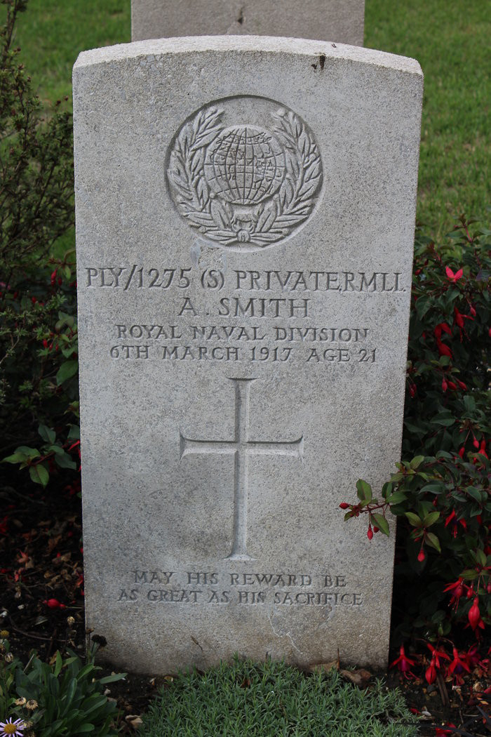 Abraham Smith's Grave, Rouen, France