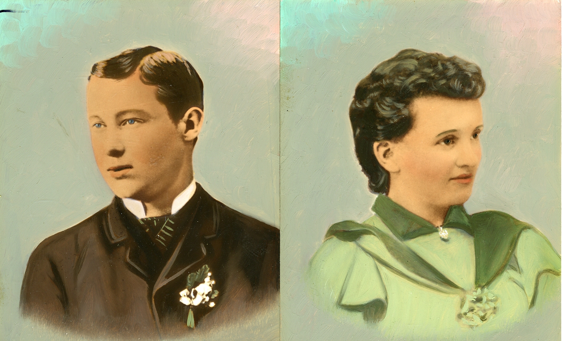 John & Dolly Tehan, Wisconsin 1893