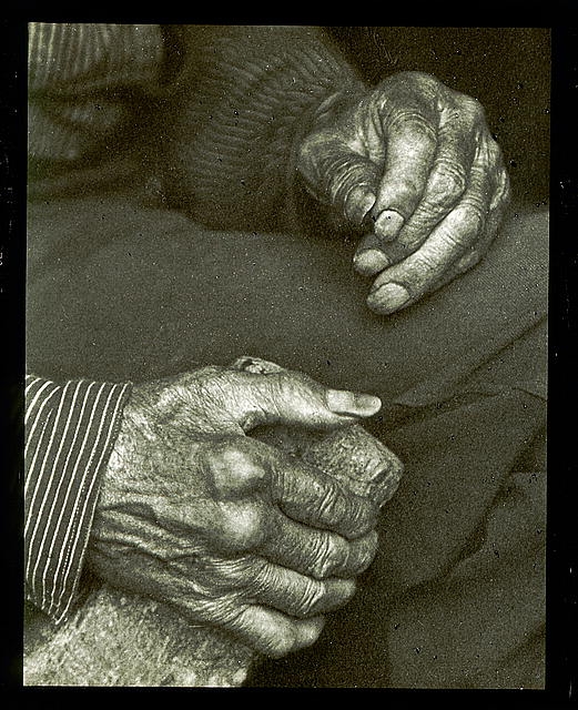 Laborer's hands