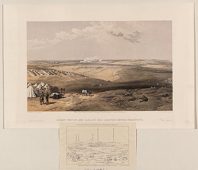 Distant view of Lord Raglan's head quarters before...