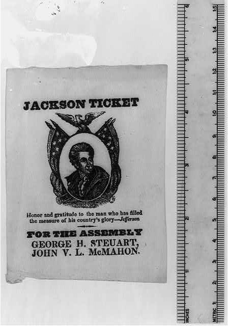 Jackson ticket. Honor and gratitude to the man who has...
