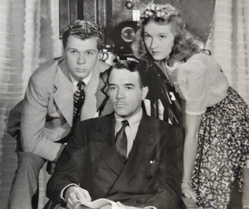 Jackie Cooper with Walter Abel.