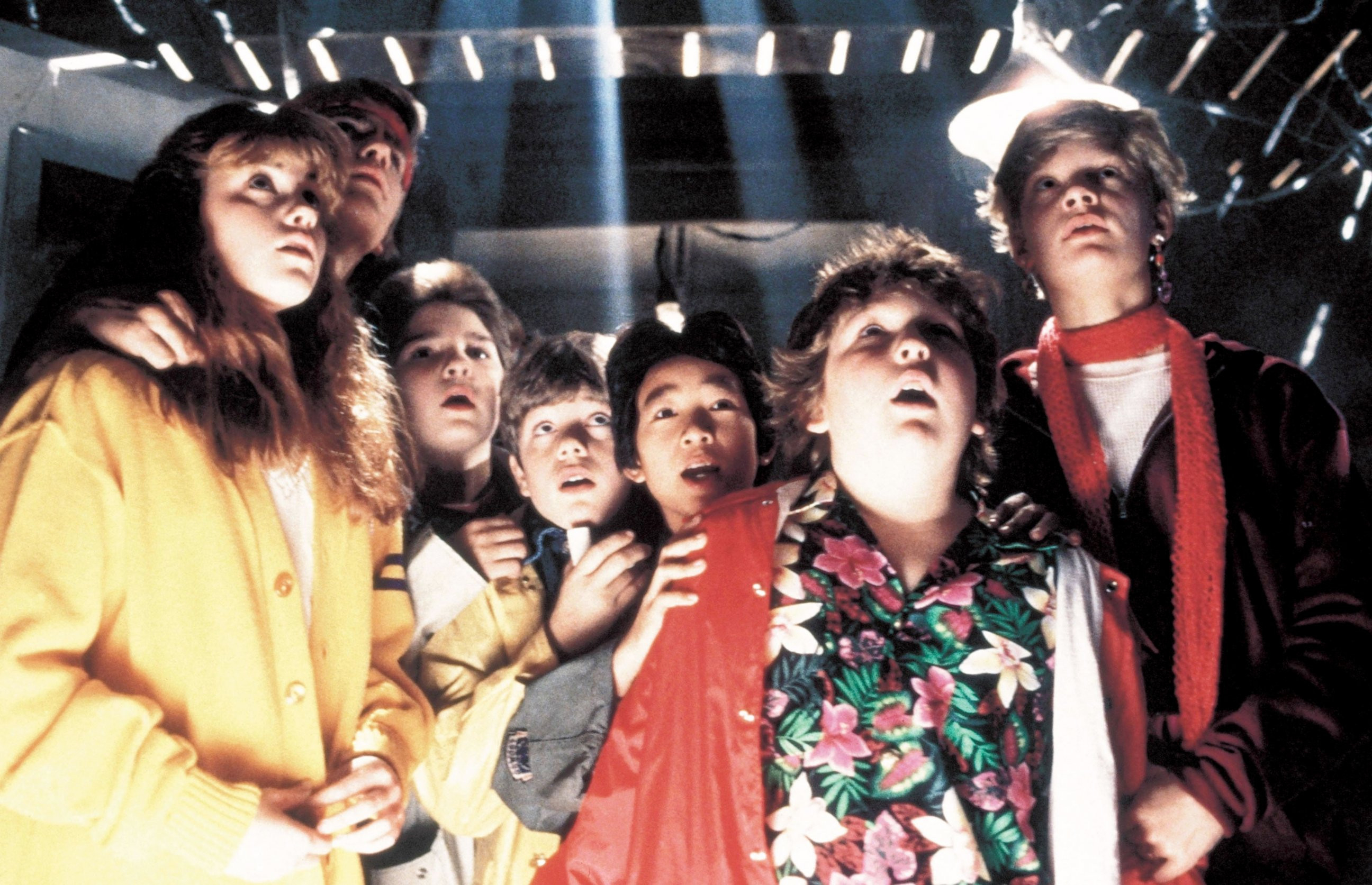 Sean Austin, Josh Brolin, Corey Feldman, Jeff Cohen, Ke Huy Quan, Kerri Green and Martha Plimpton