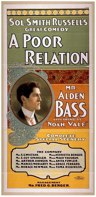 Sol Smith Russell's great comedy, A poor relation