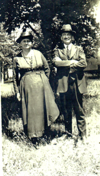 Louise Fillion with husband Joseph Delorier