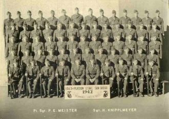 Platoon 1063 San Diego 1942